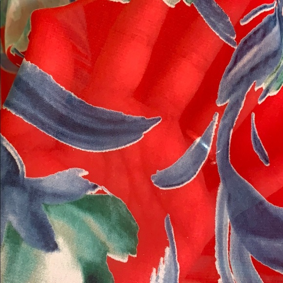 Lulus Red Floral Sundress. - Picture 4 of 7